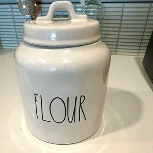 Rae Dunn flour canister